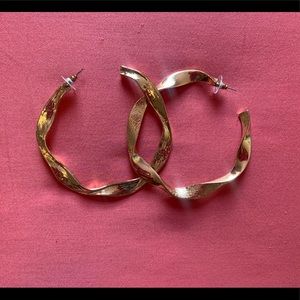 Jumbo 3” Gold Hoops